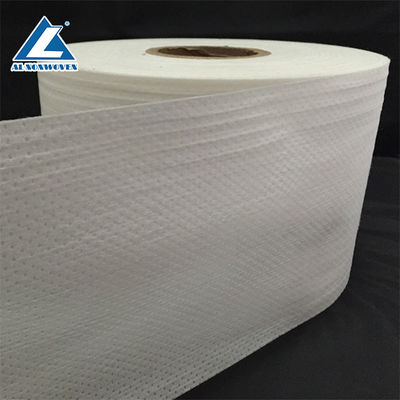 चीन सफेद रंग में एस कट चिपकने वाला साइड टेप लोचदार गैर बुना हुआ कपड़ा रोल डायपर आपूर्तिकर्ता