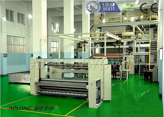 चीन डबल बीम पीपी Spunbond गैर बुना फैब्रिक मालिश कपड़े के लिए मशीन बनाना आपूर्तिकर्ता