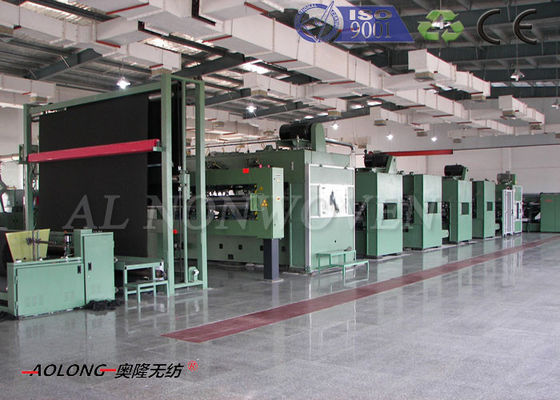 चीन उच्च खुदाई मशीन के साथ उच्च आउटपुट स्प्रे बंधुआ Wadding मशीन उत्पादन लाइन आपूर्तिकर्ता